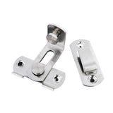 Darrahopens Auto Accessories > Auto Accessories Others > Automotive Repair & Speciality Tools 2 Sets 90 Degree Sliding Door Latch Lock Catch Kit for Home Use - Flat-Black-L