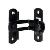 Darrahopens Auto Accessories > Auto Accessories Others > Automotive Repair & Speciality Tools 2 Sets 90 Degree Sliding Door Latch Lock Catch Kit for Home Use - Flat-Black-L