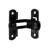 Darrahopens Auto Accessories > Auto Accessories Others > Automotive Repair & Speciality Tools 2 Sets 90 Degree Sliding Door Latch Lock Catch Kit for Home Use - Right-Angle-Black-S