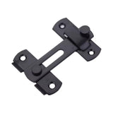 Darrahopens Auto Accessories > Auto Accessories Others > Automotive Repair & Speciality Tools 2 Sets 90 Degree Sliding Door Latch Lock Catch Kit for Home Use - Right-Angle-Black-S