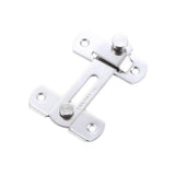 Darrahopens Auto Accessories > Auto Accessories Others > Automotive Repair & Speciality Tools 2 Sets 90 Degree Sliding Door Latch Lock Catch Kit for Home Use - Right-Angle-Silver-L