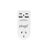 Darrahopens Auto Accessories > Auto Accessories Others > Automotive Repair & Speciality Tools 2 USB-A and 2 USB-C Wall Charger with Surge Protection