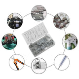 Darrahopens Auto Accessories > Auto Accessories Others > Automotive Repair & Speciality Tools 200PCS Tension Compression Springs Assortment DIY Projects Repair Tools