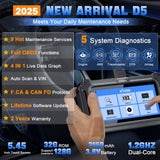 Darrahopens Auto Accessories > Auto Accessories Others > Automotive Repair & Speciality Tools 2025 D5 OBD2 Scanner ABS SRS Engine Diagnostic Tool
