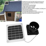 Darrahopens Auto Accessories > Auto Accessories Others > Automotive Repair & Speciality Tools 20W Solar Panel Exhaust Fan Kit with Protective Net 6 Inch Portable Solar Powered Fan for Pet Chicken House In Australia - Darrahopens