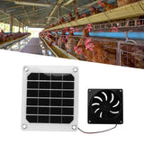 Darrahopens Auto Accessories > Auto Accessories Others > Automotive Repair & Speciality Tools 20W Solar Panel Exhaust Fan Kit with Protective Net 6 Inch Portable Solar Powered Fan for Pet Chicken House In Australia - Darrahopens