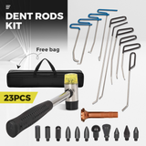 Darrahopens Auto Accessories > Auto Accessories Others > Automotive Repair & Speciality Tools 23pcs PDR Tools Push Rods Spring Stainless Steel Dent Repair Kit Dent Removal Rods Set for Car Minor Dents Remover Puller Hail Damage Door Dings