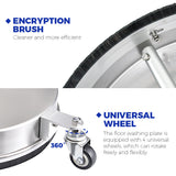 Darrahopens Auto Accessories > Auto Accessories Others > Automotive Repair & Speciality Tools 2In1 Surface Cleaner 16.5Inch Undercarriage Washer Pressure Washer Max 4000PSI 1/4 Quick Connector with Universal Wheels and Wands for Car Ground Cleaning