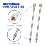 Darrahopens Auto Accessories > Auto Accessories Others > Automotive Repair & Speciality Tools 2In1 Surface Cleaner 16.5Inch Undercarriage Washer Pressure Washer Max 4000PSI 1/4 Quick Connector with Universal Wheels and Wands for Car Ground Cleaning