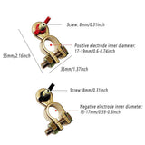 Darrahopens Auto Accessories > Auto Accessories Others > Automotive Repair & Speciality Tools 2pcs Car Battery Clamp Connector Heavy Duty Cable Battery Head Terminal Kit