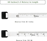 Darrahopens Auto Accessories > Auto Accessories Others > Automotive Repair & Speciality Tools 2pcs Fabric Tape Measure Retractable Body Measuring Tape Soft Sewing Tool