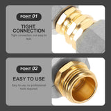 Darrahopens Auto Accessories > Auto Accessories Others > Automotive Repair & Speciality Tools 2pcs Garden Hose Repair Kit - Hose Connectors and End Replacement Fittings Set