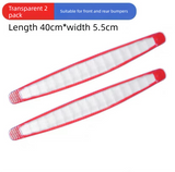 Darrahopens Auto Accessories > Auto Accessories Others > Automotive Repair & Speciality Tools 3-PCS Transparent Universal Car Bumper Protector Strips - Carbon Fiber Look Anti-Scratch Guards (2-Pack)