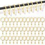 Darrahopens Auto Accessories > Auto Accessories Others > Automotive Repair & Speciality Tools 36 Pack 1.65 inch Curtain Ring with Clips, Smooth Quiet Plastic Insert 2.08 inch Diameter Brushed Gold In Australia - Darrahopens