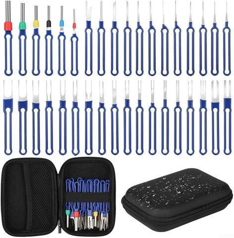 Darrahopens Auto Accessories > Auto Accessories Others > Automotive Repair & Speciality Tools 36pcs Pin Removal Tool Kit for Safe and Easy Electrical Connector Manipulation