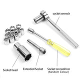 Darrahopens Auto Accessories > Auto Accessories Others > Automotive Repair & Speciality Tools 40pcs Auto Repair Tool Kit Set Car Maintenance Mechanics Garage Hand Tools