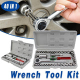Darrahopens Auto Accessories > Auto Accessories Others > Automotive Repair & Speciality Tools 40pcs Auto Repair Tool Kit Set Car Maintenance Mechanics Garage Hand Tools
