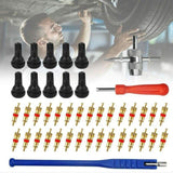 Darrahopens Auto Accessories > Auto Accessories Others > Automotive Repair & Speciality Tools 43Pcs Car Tyre Valve Tool Stem Puller Base Quick Remover Tire Repair Installer