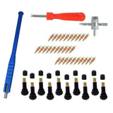 Darrahopens Auto Accessories > Auto Accessories Others > Automotive Repair & Speciality Tools 43Pcs Car Tyre Valve Tool Stem Puller Base Quick Remover Tire Repair Installer