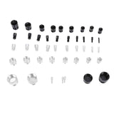 Darrahopens Auto Accessories > Auto Accessories Others > Automotive Repair & Speciality Tools 44PCS Nut and Bolt Thread Checker Aluminum High Accuracy Bolt Nut Identifier Gauge with Storage Box for Imperial and Metric Nuts In Australia - Darrahopens
