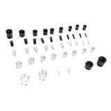 Darrahopens Auto Accessories > Auto Accessories Others > Automotive Repair & Speciality Tools 44PCS Nut and Bolt Thread Checker Aluminum High Accuracy Bolt Nut Identifier Gauge with Storage Box for Imperial and Metric Nuts In Australia - Darrahopens