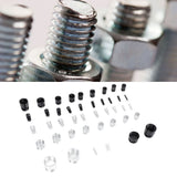 Darrahopens Auto Accessories > Auto Accessories Others > Automotive Repair & Speciality Tools 44PCS Nut and Bolt Thread Checker Aluminum High Accuracy Bolt Nut Identifier Gauge with Storage Box for Imperial and Metric Nuts In Australia - Darrahopens