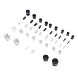 Darrahopens Auto Accessories > Auto Accessories Others > Automotive Repair & Speciality Tools 44PCS Nut and Bolt Thread Checker Aluminum High Accuracy Bolt Nut Identifier Gauge with Storage Box for Imperial and Metric Nuts In Australia - Darrahopens