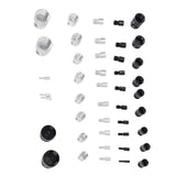Darrahopens Auto Accessories > Auto Accessories Others > Automotive Repair & Speciality Tools 44PCS Nut and Bolt Thread Checker Aluminum High Accuracy Bolt Nut Identifier Gauge with Storage Box for Imperial and Metric Nuts In Australia - Darrahopens