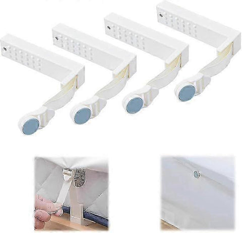 Darrahopens Auto Accessories > Auto Accessories Others > Automotive Repair & Speciality Tools 4PCS Adjustable Bed Sheet Clips, Universal Suspenders and Fasteners for Tight Fit