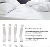 Darrahopens Auto Accessories > Auto Accessories Others > Automotive Repair & Speciality Tools 4PCS Bed Sheet Holder Straps, 3-Way Fasteners, Easy to Install
