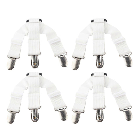 Darrahopens Auto Accessories > Auto Accessories Others > Automotive Repair & Speciality Tools 4PCS Bed Sheet Holder Straps, Elastic Fasteners for Mattress & Blankets
