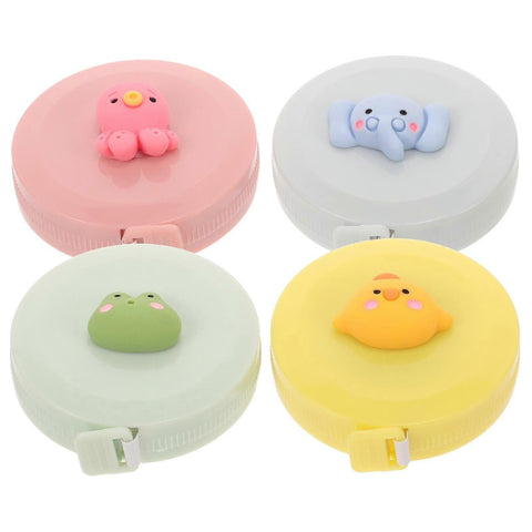 Darrahopens Auto Accessories > Auto Accessories Others > Automotive Repair & Speciality Tools 4pcs Body Measuring Tape Retractable Flexible Tape Measure for Body and Tailor