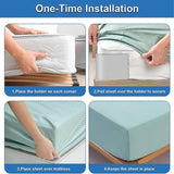 Darrahopens Auto Accessories > Auto Accessories Others > Automotive Repair & Speciality Tools 4PCS Fitted Bed Sheet Holder Straps and Fastener Clips