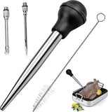 Darrahopens Auto Accessories > Auto Accessories Others > Automotive Repair & Speciality Tools 4pcs Stainless Steel Turkey Baster Syringe for Cooking
