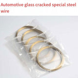 Darrahopens Auto Accessories > Auto Accessories Others > Automotive Repair & Speciality Tools 5 Rolls Automotive Glass Removal Tools Steel Wire Rope Disassembling Kit - Silver