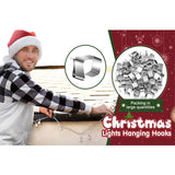 Darrahopens Auto Accessories > Auto Accessories Others > Automotive Repair & Speciality Tools 50Pcs Metal Christmas Lights Gutter Hooks Stainless Steel Christmas Lights Gutter Hangers S 20x14mm In Australia - Darrahopens