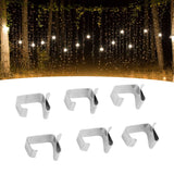 Darrahopens Auto Accessories > Auto Accessories Others > Automotive Repair & Speciality Tools 50Pcs Metal Christmas Lights Gutter Hooks Stainless Steel Christmas Lights Gutter Hangers S 20x14mm In Australia - Darrahopens