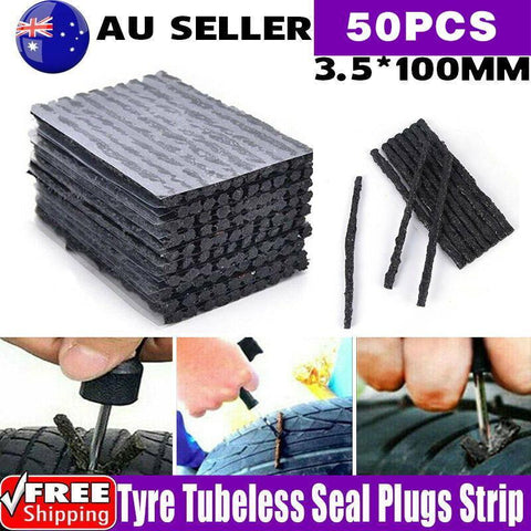 Darrahopens Auto Accessories > Auto Accessories Others > Automotive Repair & Speciality Tools 50× Tyre Repair Plugs Car Tire Puncture Recovery Tyre Tubeless Seal Plugs Strip