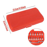 Darrahopens Auto Accessories > Auto Accessories Others > Automotive Repair & Speciality Tools 53PCS Metric Deep Socket Set 1/4" Drive Wrench with Flexible Extension Bar Tools