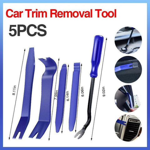 Darrahopens Auto Accessories > Auto Accessories Others > Automotive Repair & Speciality Tools 5Pcs Car Trim Removal Tool Auto Hand Tools Pry Bar Dash Panel Door Interior Kit