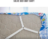 Darrahopens Auto Accessories > Auto Accessories Others > Automotive Repair & Speciality Tools 6-Way White Adjustable Bed Sheet Holder Straps, Fit Twin/Full/Queen/King
