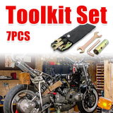Darrahopens Auto Accessories > Auto Accessories Others > Automotive Repair & Speciality Tools 7× Universal Motorcycle Nos Compact Tool Kit For Honda Kawasaki Suzuki Yamaha