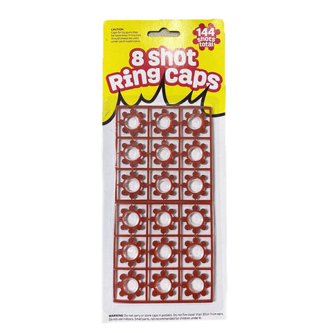 Darrahopens Auto Accessories > Auto Accessories Others > Automotive Repair & Speciality Tools 8 shots star ring caps for toy cap gun total 144 shots