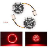 Darrahopens Auto Accessories > Auto Accessories Others > Automotive Repair & Speciality Tools 8pcs 1157 LED Turn Signals Front Rear 81 LED Lights Super Bright 1156 Bulbs Lens Kit 1986-2024 Compatible