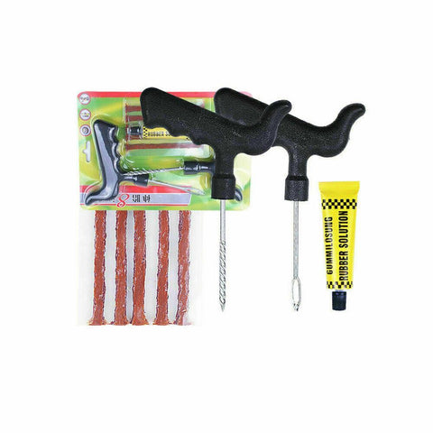 Darrahopens Auto Accessories > Auto Accessories Others > Automotive Repair & Speciality Tools 8Pcs Tyre Repair Kit Tire Puncture Emergency Tool Motorcycle Bike Car Tubeless