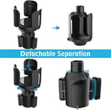 Darrahopens Auto Accessories > Auto Accessories Others > Automotive Repair & Speciality Tools Adjustable Car Cup Holder Expander - Adapter Fits 2.95in Bottles or Cups