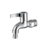 Darrahopens Auto Accessories > Auto Accessories Others > Automotive Repair & Speciality Tools Alloy Outdoor Faucet, Interface Wall-Mounted Faucet, Used for Bathroom Mop Sink, Balcony and Garden（Silver）
