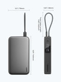 Darrahopens Auto Accessories > Auto Accessories Others > Automotive Repair & Speciality Tools Aukey Spark Sling 20000 Compact Fast Charging Power Bank with Built-in USB-C Cable (PB-Y48)