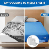 Darrahopens Auto Accessories > Auto Accessories Others > Automotive Repair & Speciality Tools Bed Sheet Holder Clips for Thin Sheets, Grey, Secure Fit Fasteners