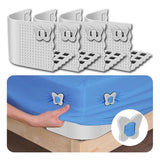 Darrahopens Auto Accessories > Auto Accessories Others > Automotive Repair & Speciality Tools Bed Sheet Holder Clips for Thin Sheets, Grey, Secure Fit Fasteners